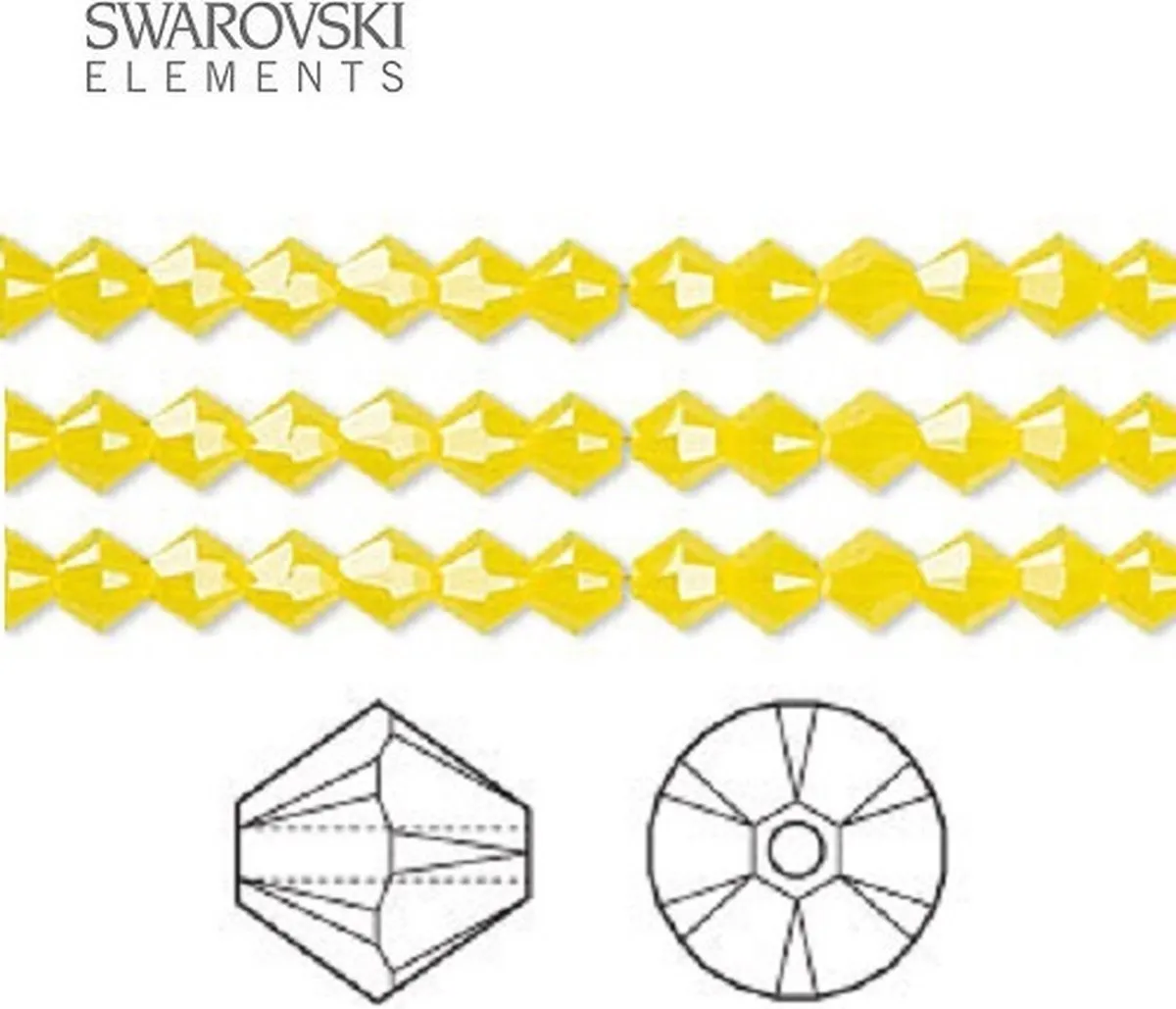 Swarovski Elements Xilion Bicone 5328 Kralen