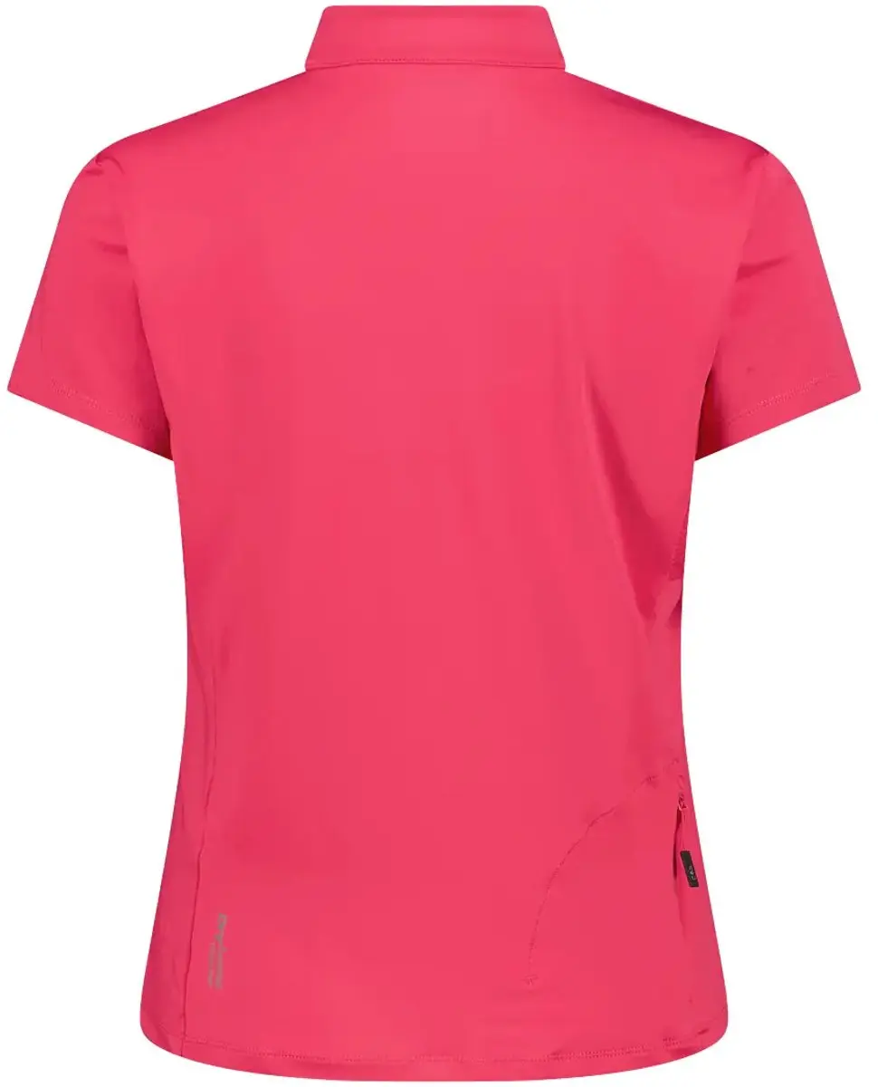 CMP T-shirt ½ Zip Magenta - afbeelding 2 van 2