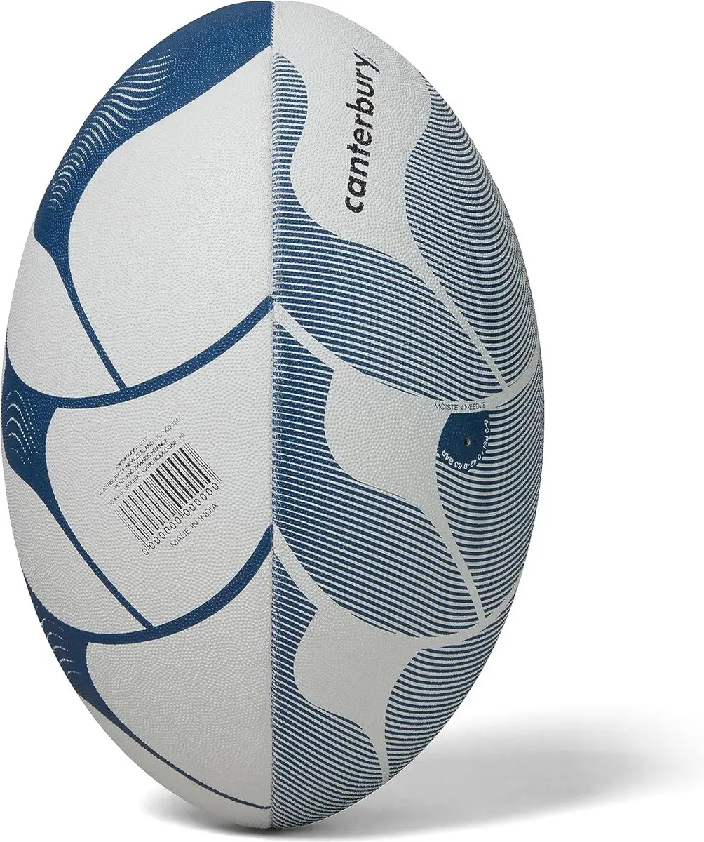 Canterbury Thrillseeker Rugbybal 5 - Wit/Blauw - afbeelding 2 van 3