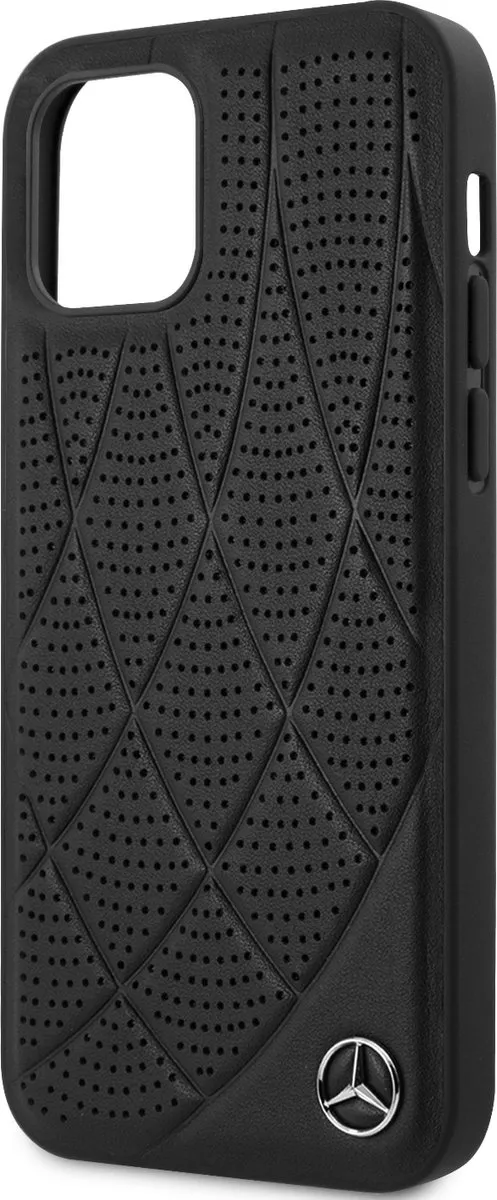 Mercedes-Benz Backcase Hoesje iPhone 12 Pro Max - Perforated Benz - MPN 8164 - afbeelding 6 van 6