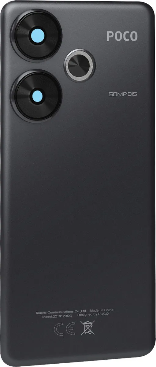 Xiaomi Poco F6 Achterkant Hoes - Zwart