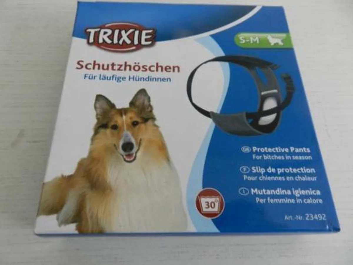 Trixie Beschermende Broek Maat S/M - 32-39cm - Zwart
