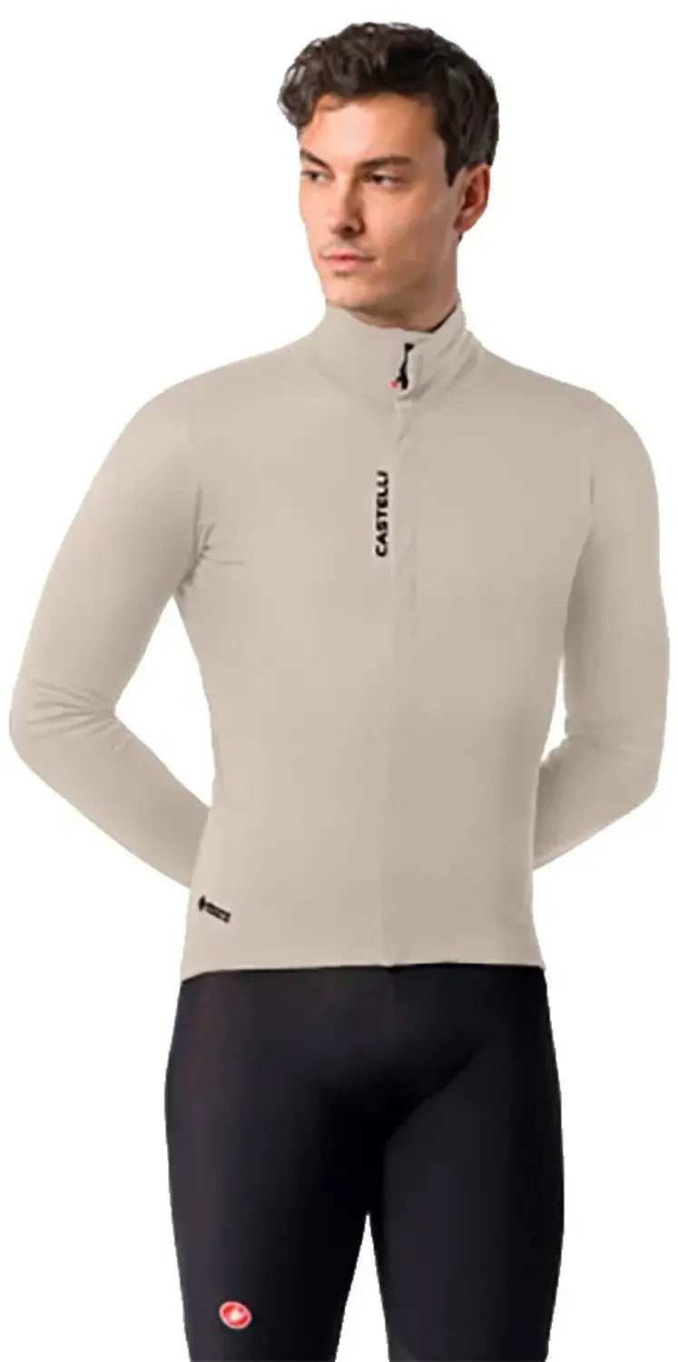 Castelli Ideale Gore-tex Infinium™ Windstopper® Jas Beige M Man