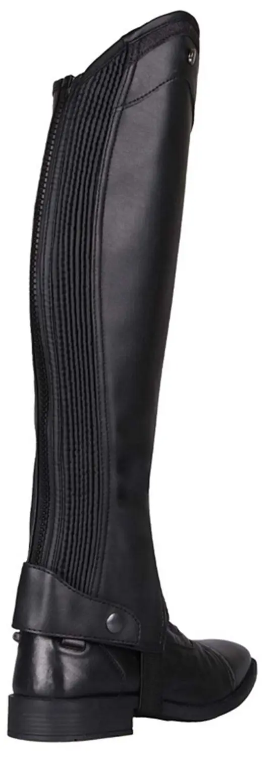 QHP Shimmer Chaps Low Wide - Zwart - afbeelding 3 van 4