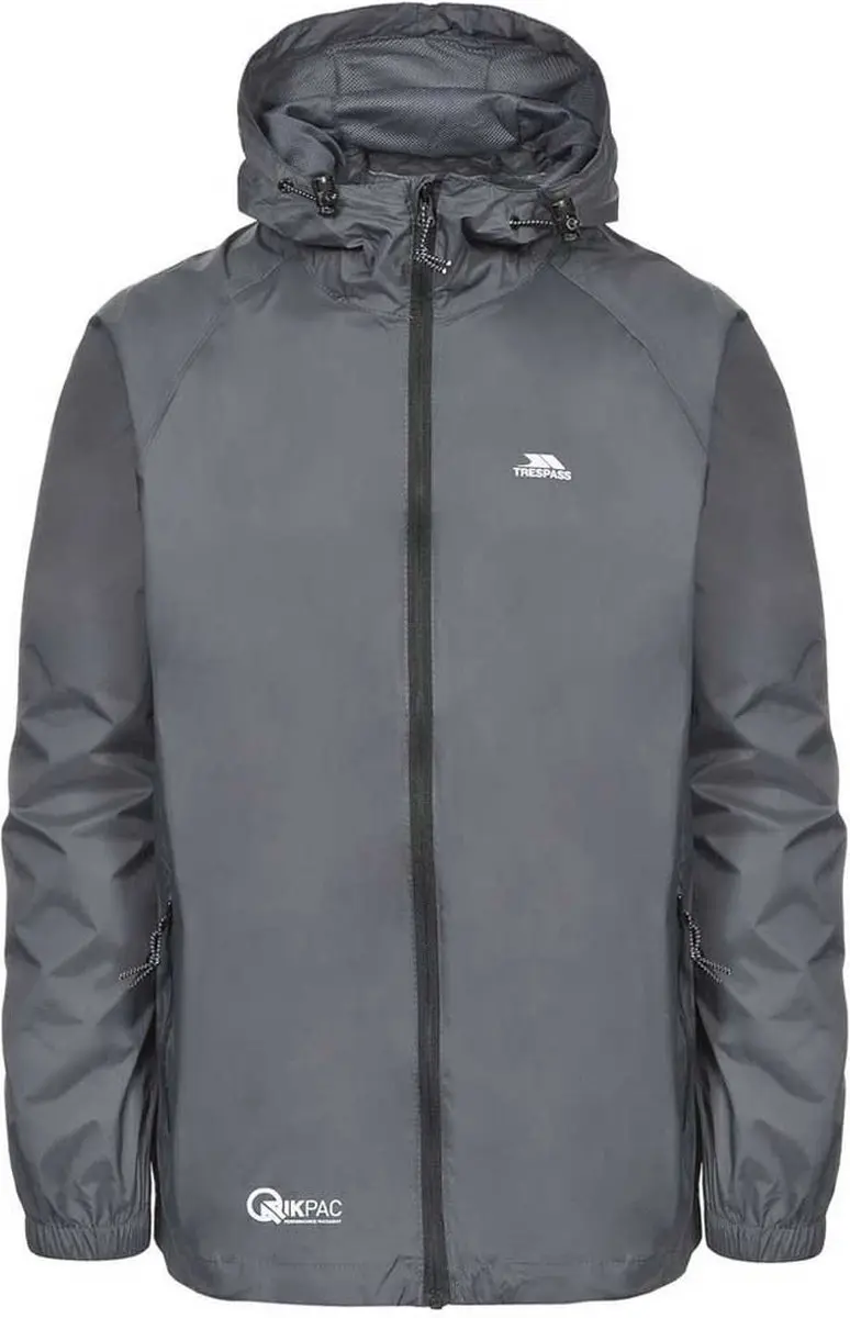 Trespass Qikpac Waterdichte Jacket Flint - afbeelding 6 van 6