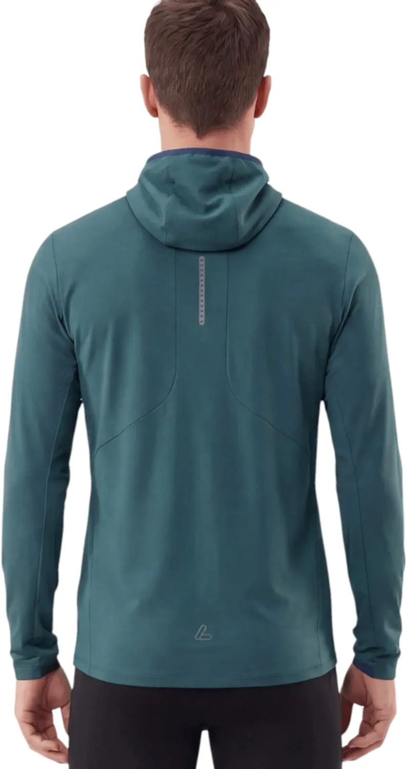 Loeffler sport shirt lange mouwen M Zip Hoody Motion Smeraldo