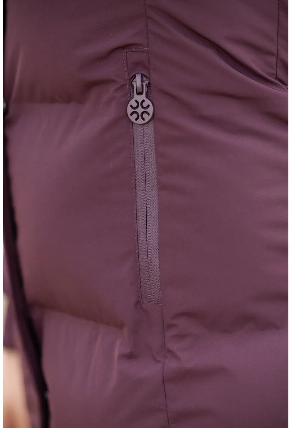 QUUR Qruby Lange Winterjas - Donkerrood XL - afbeelding 5 van 6