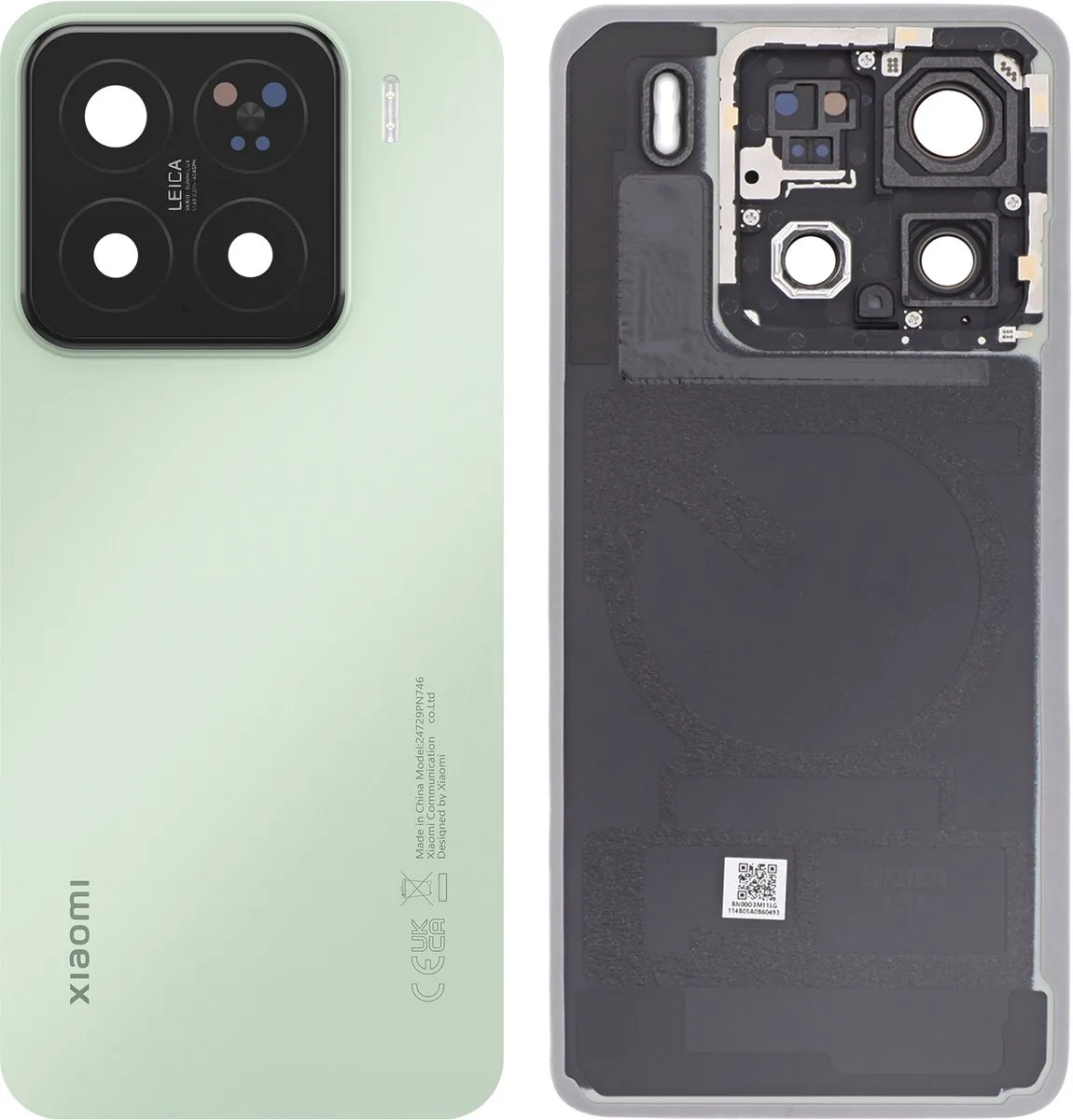 Xiaomi 15 Achterkant Batterijklep Groen