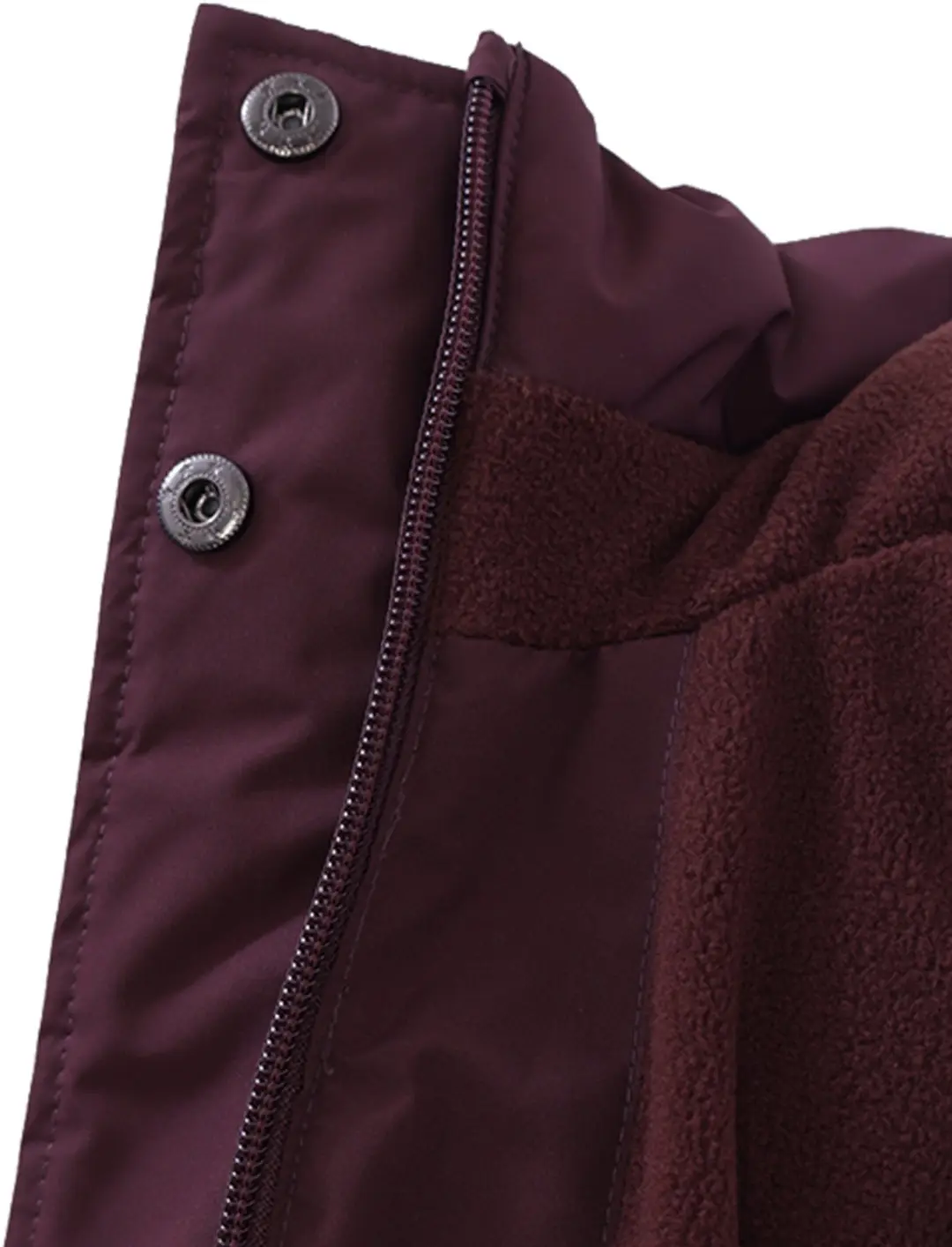 QUUR Qruby Lange Winterjas - XXS Donkerrood - afbeelding 5 van 6