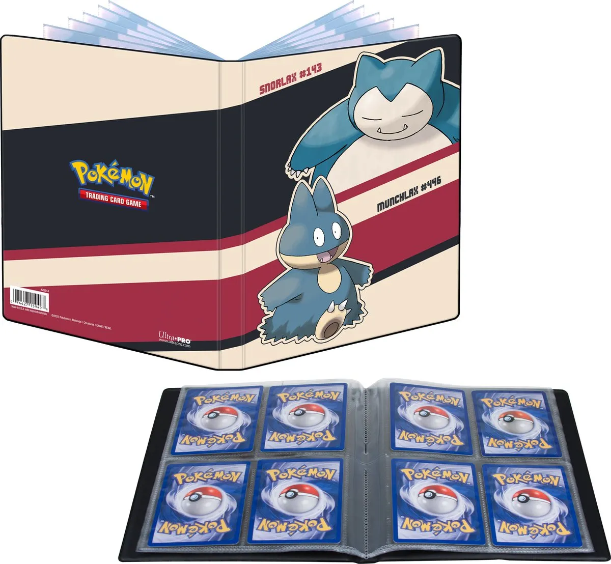 Pokémon Snorlax & Munchlax 4-Pocket Portfolio