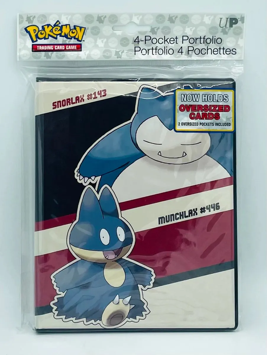 Pokémon Snorlax & Munchlax 4-Pocket Portfolio - Kaartenhouder