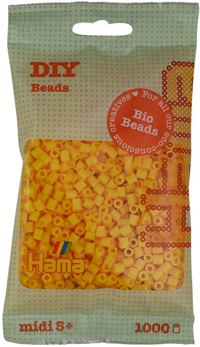 Hama Midi Bio Strijkkralen Beige - 1000 Stuks