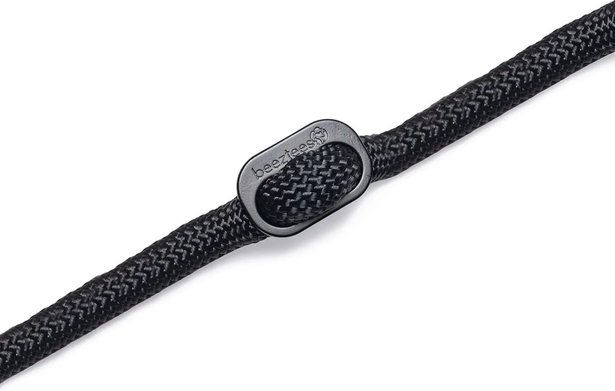 Beeztees Premium Parinca Hondenriem - Zwart 300x1,2cm