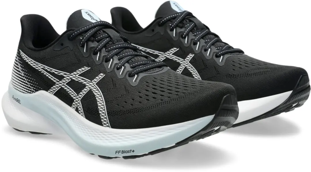 ASICS Gel-Pursue 10 Dames Hardloopschoenen 44.5 - Zwart/Wit - afbeelding 4 van 6