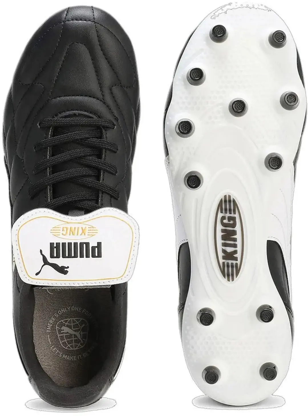 PUMA King Top FG Voetbalschoenen - 39 - Zwart - afbeelding 3 van 6