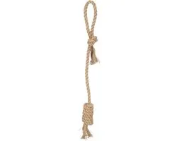 Flamingo Trektouw Hondenspeelgoed 52cm - Beige - afbeelding 3 van 3