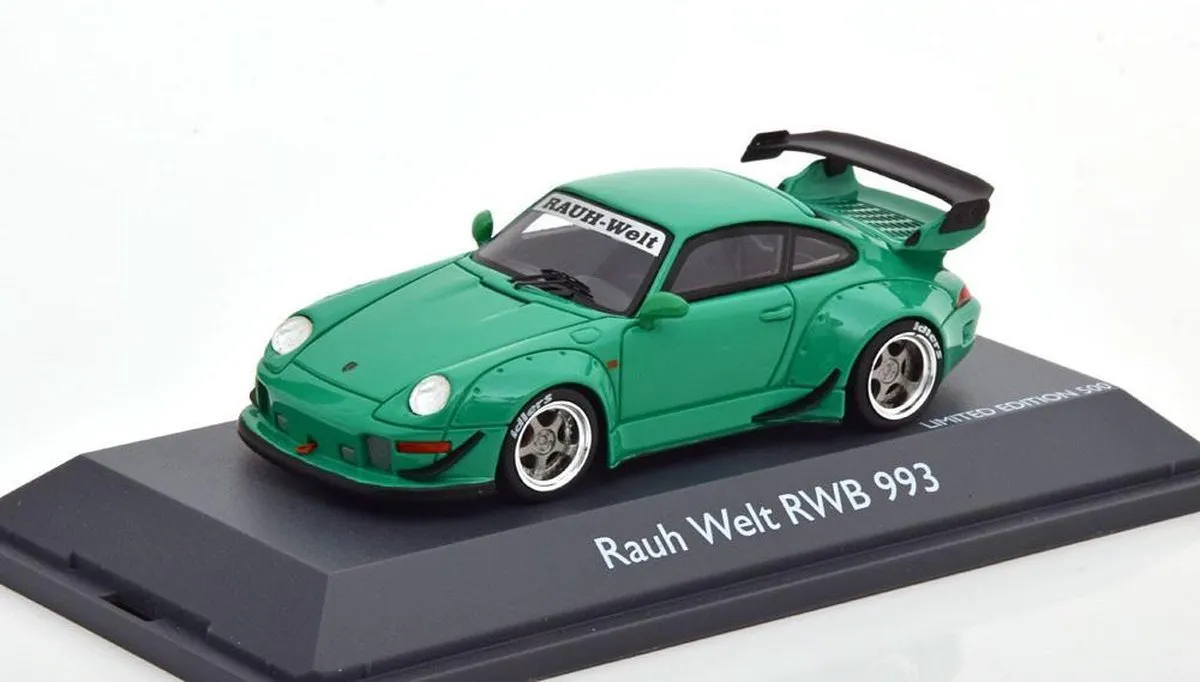 Porsche Rauh Welt RWB 993 Schuco Modelauto - Groen