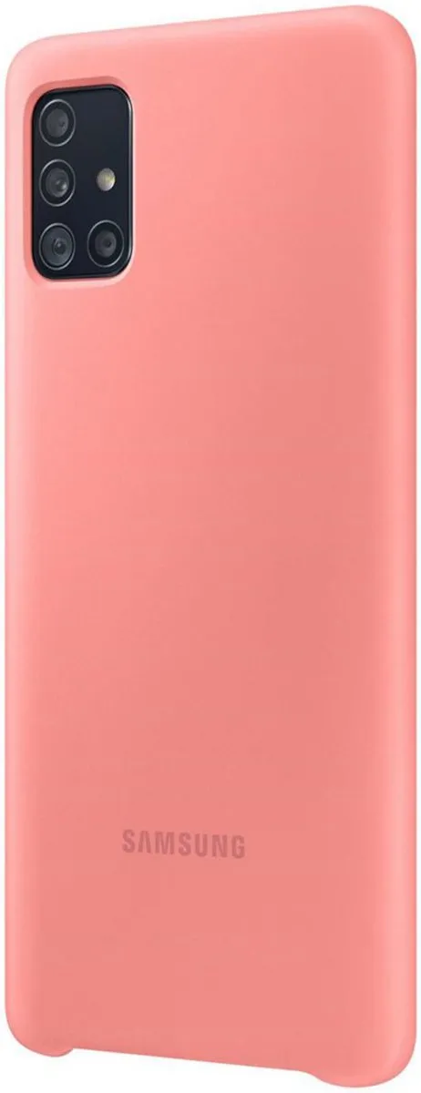 Samsung Silicone Hoesje Galaxy A51 - Roze EF-PA515TPEGEU