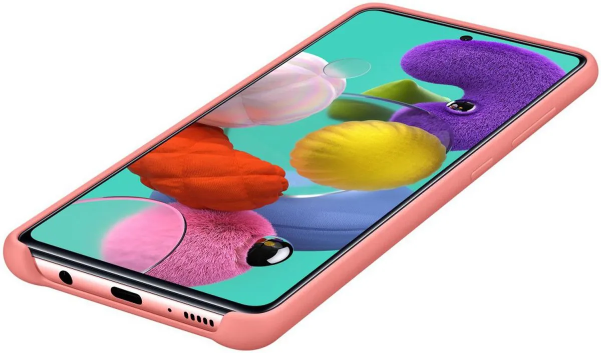 Samsung Silicone Hoesje Galaxy A51 - Roze EF-PA515TPEGEU
