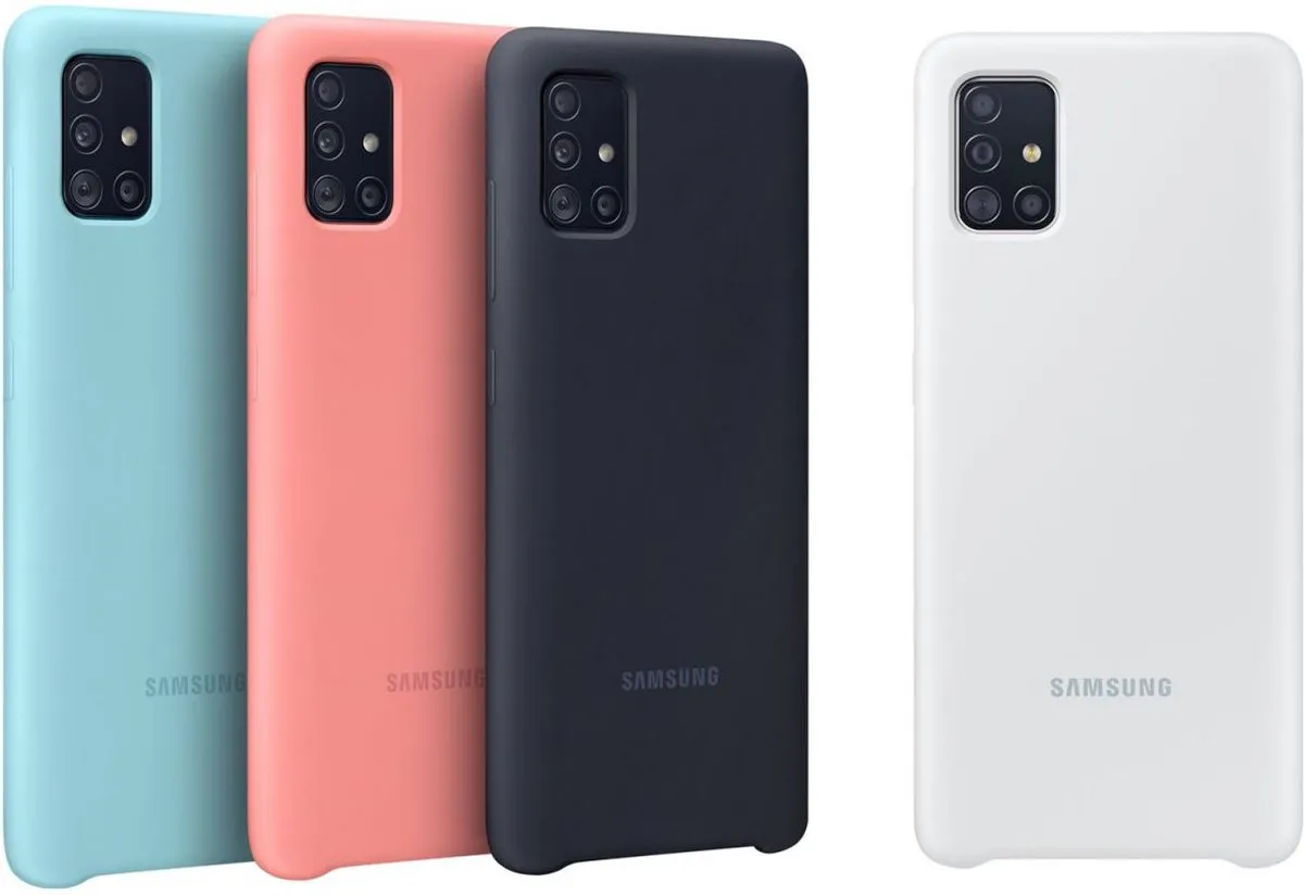 Samsung Silicone Hoesje Galaxy A51 - Roze EF-PA515TPEGEU - afbeelding 6 van 6