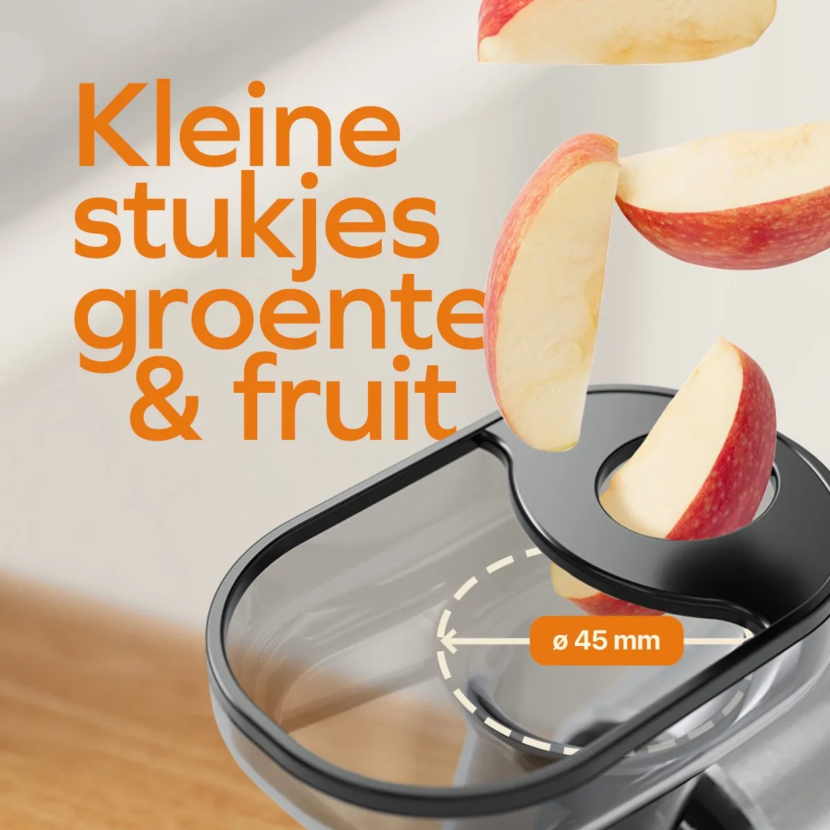 KitchenBrothers KB1004119 Slowjuicer - 150W - 500ml - Grijs