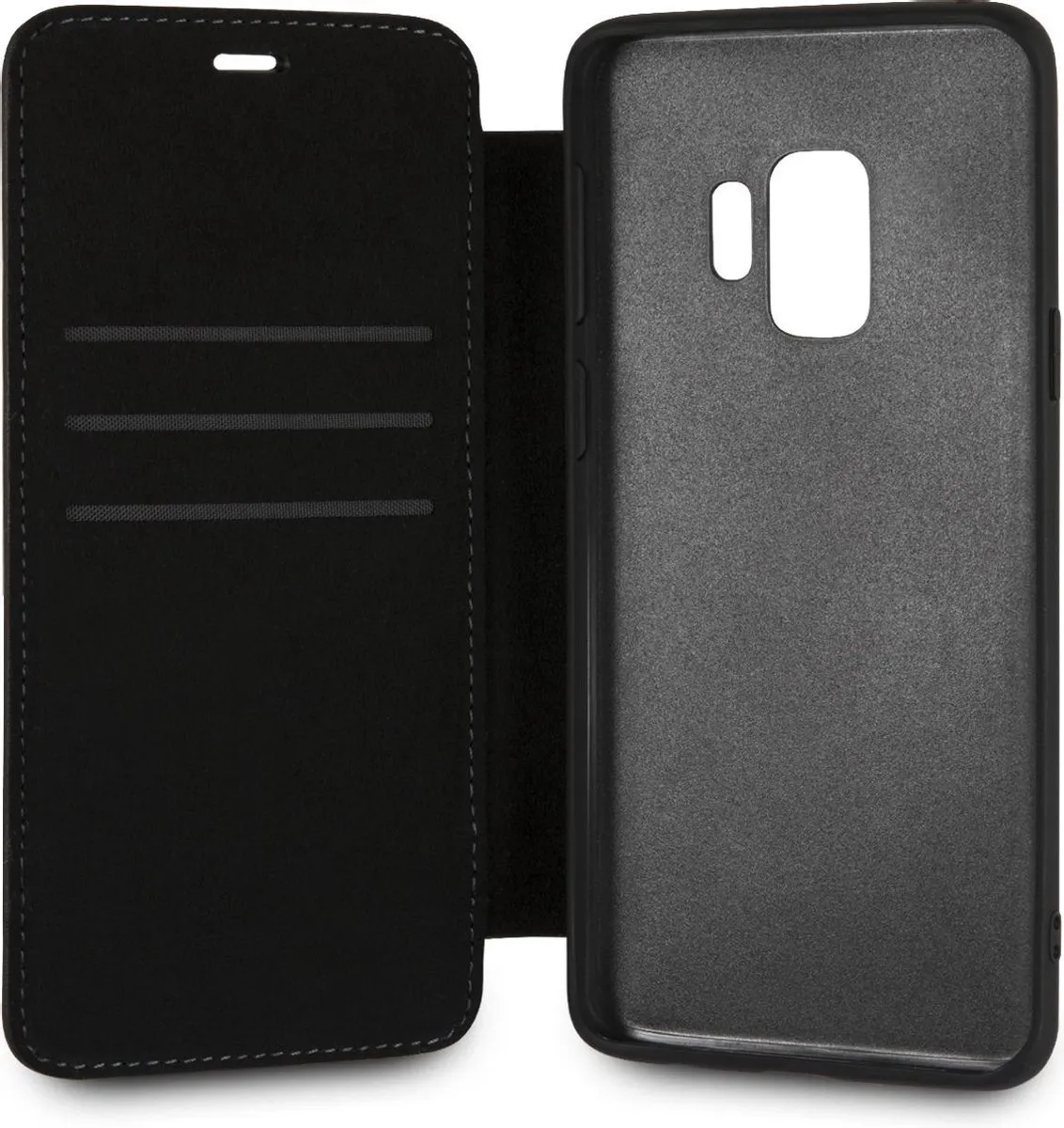 Mercedes-Benz Galaxy S9 Hoesje - Donkerblauw Leer - 2 Pasjes - afbeelding 6 van 6