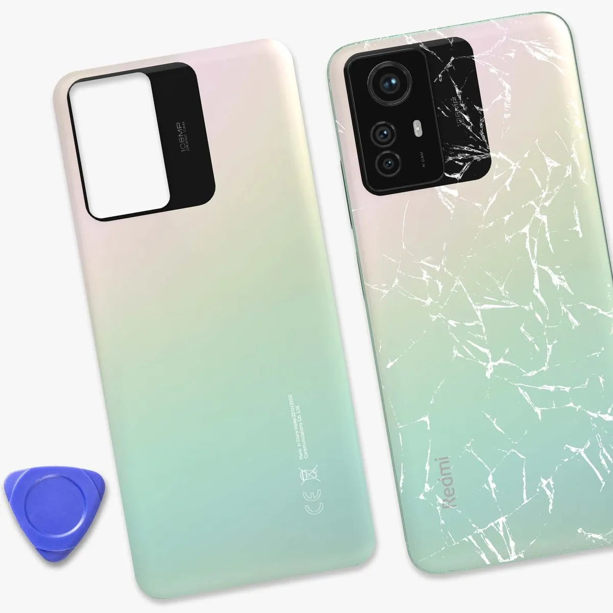 Xiaomi Redmi Note 12S Batterijhoes - Groen