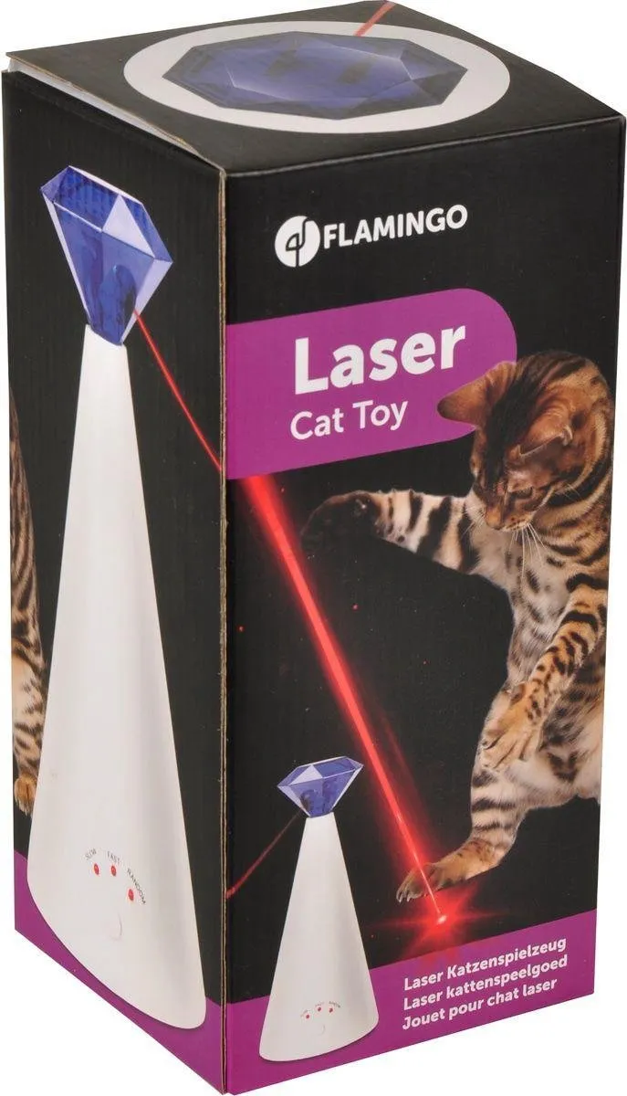 Flamingo Wisam Elektronisch Katten Speelgoed - Laser - Wit