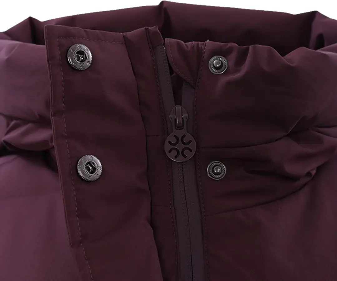QUUR Qruby Lange Winterjas - Donkerrood XXL - afbeelding 2 van 6
