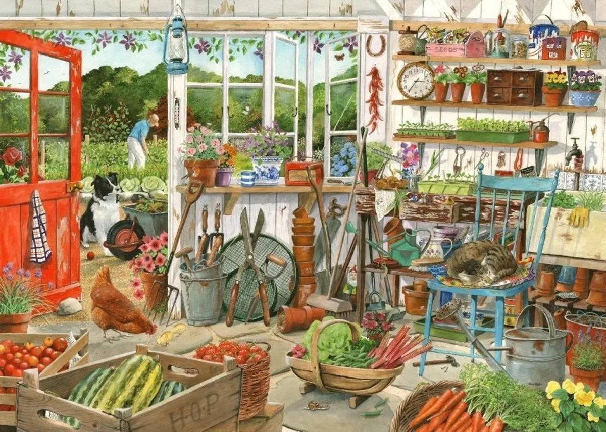 House Of Puzzles Potting Shed Puzzel 1000 Stuks HP0336