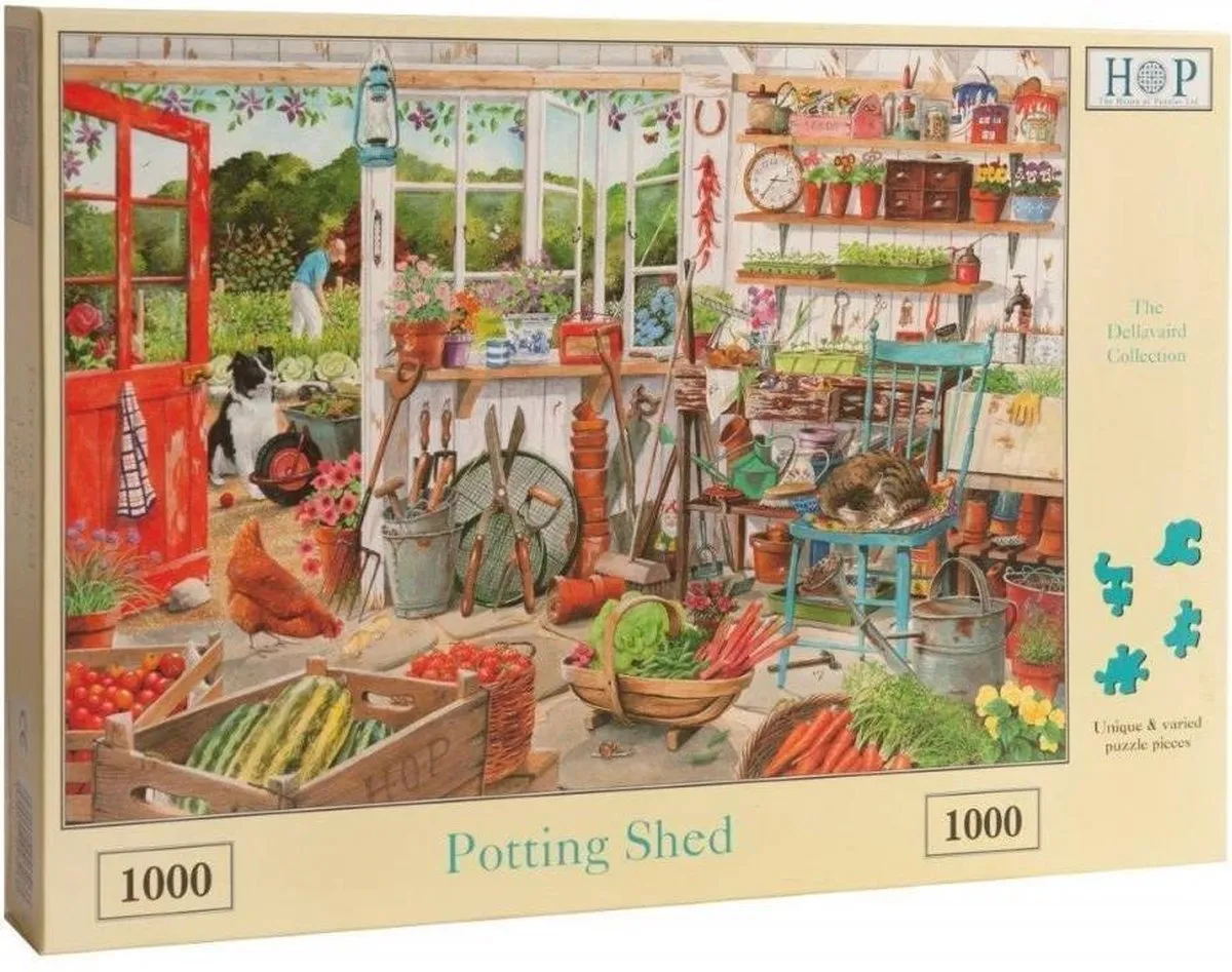 House Of Puzzles Potting Shed Puzzel 1000 Stuks HP0336 - Multicolor
