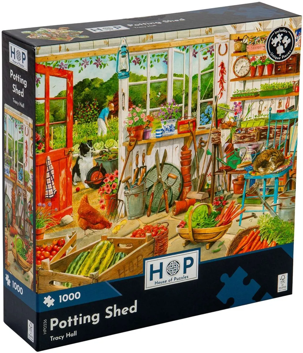 House Of Puzzles Potting Shed Puzzel 1000 Stuks HP0336 - Multicolor