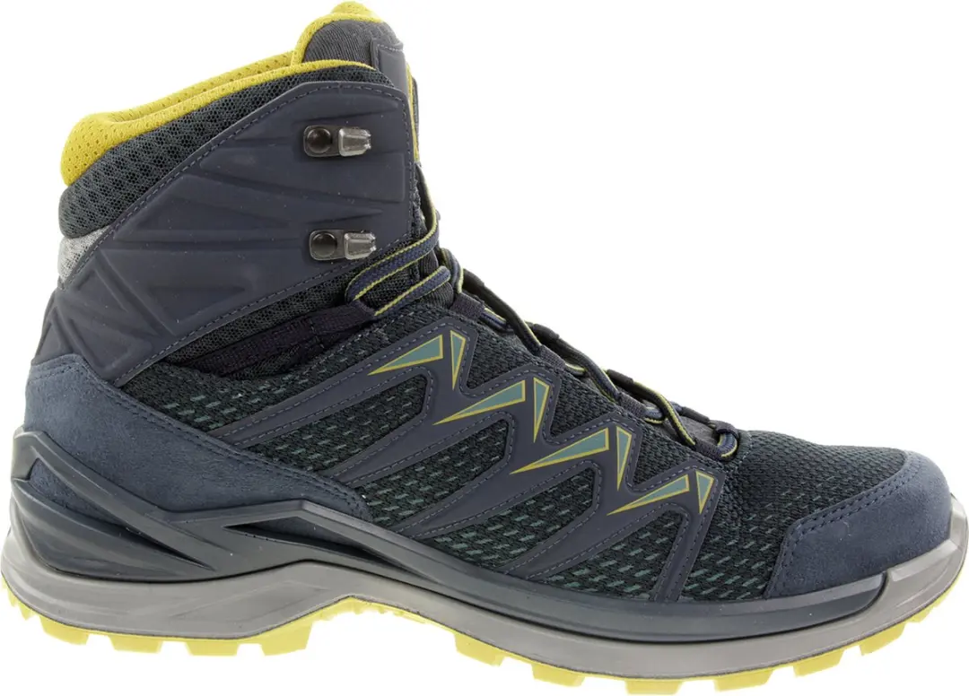Lowa Innox Pro GTX Mid Wandelschoenen 45 - Steel Blue/Mustard - afbeelding 4 van 6
