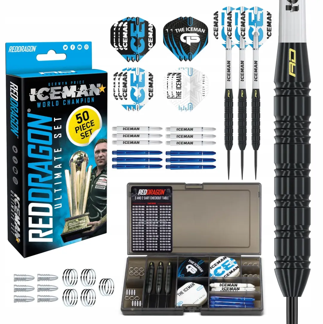 Red Dragon Gerwyn Price Iceman Brass Steel Darts