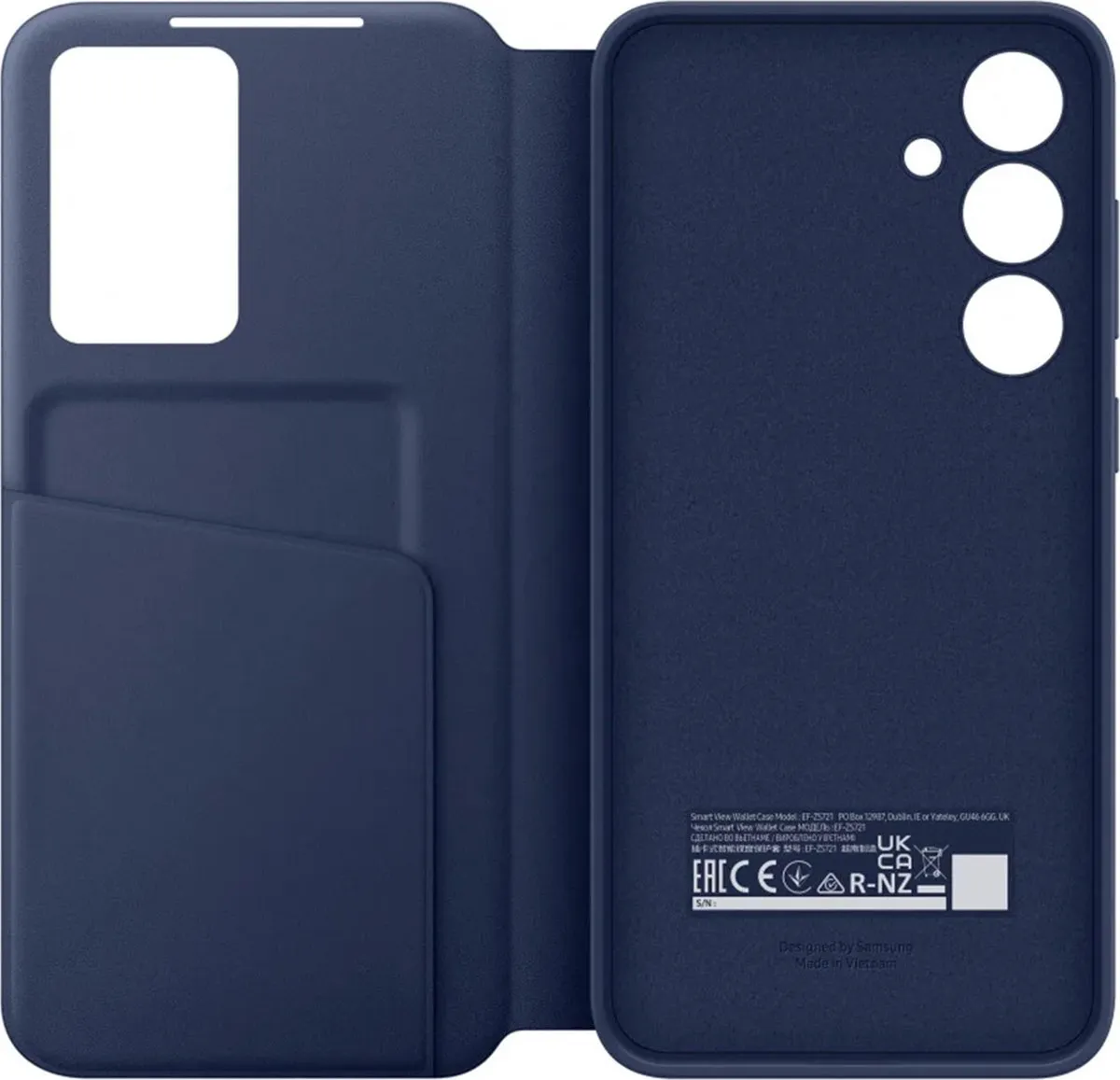 Samsung Smart View Wallet Case EF-ZS721CLEGWW - Blauw
