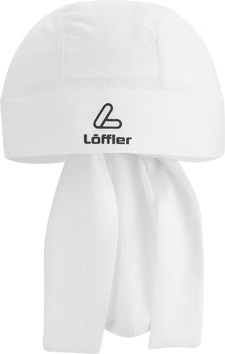 Löffler Bandana Aero Polyester/elastaan Wit One-size