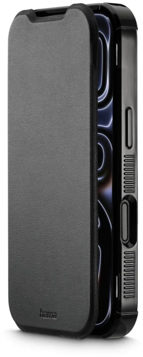 Hama Hoesje iPhone 17 Pro Extreme Protect Booklet - 2 Stuks - Zwart - MPN 00232403
