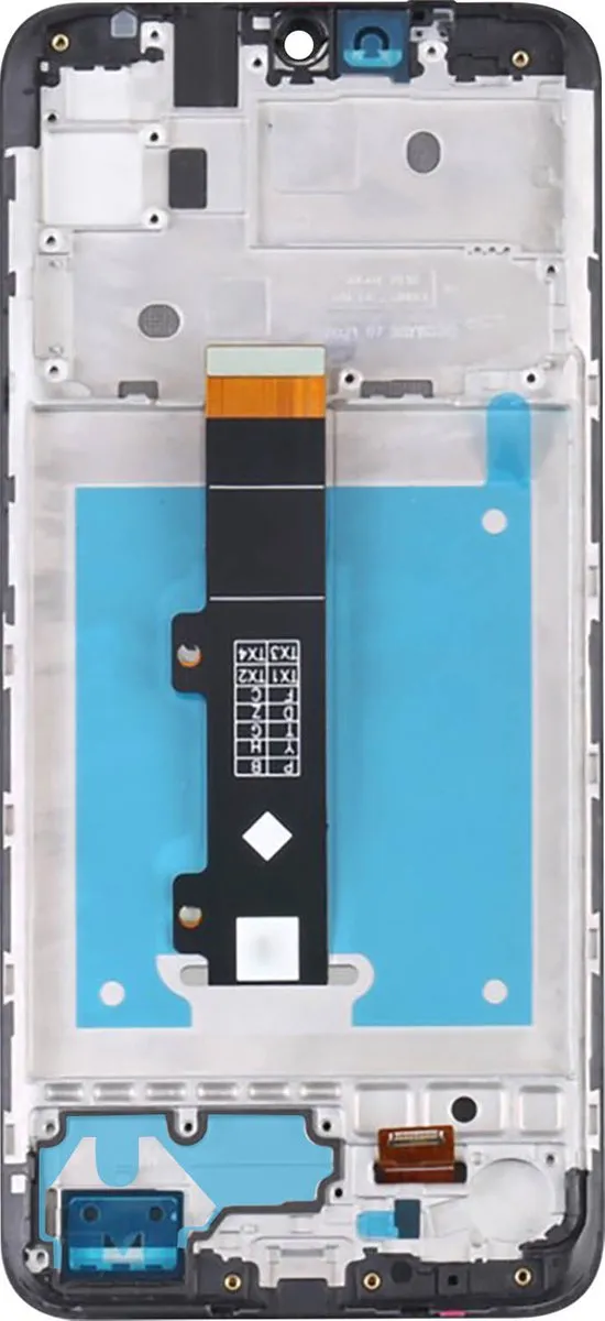Motorola Moto E20 Volledig Scherm Blok - Lichtgrijs