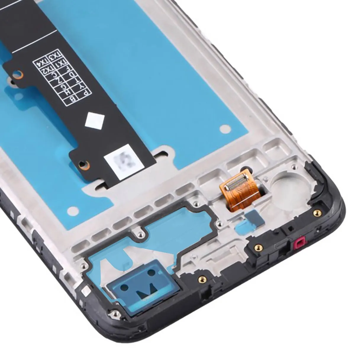 Motorola Moto E20 Volledig Scherm Blok - Lichtgrijs
