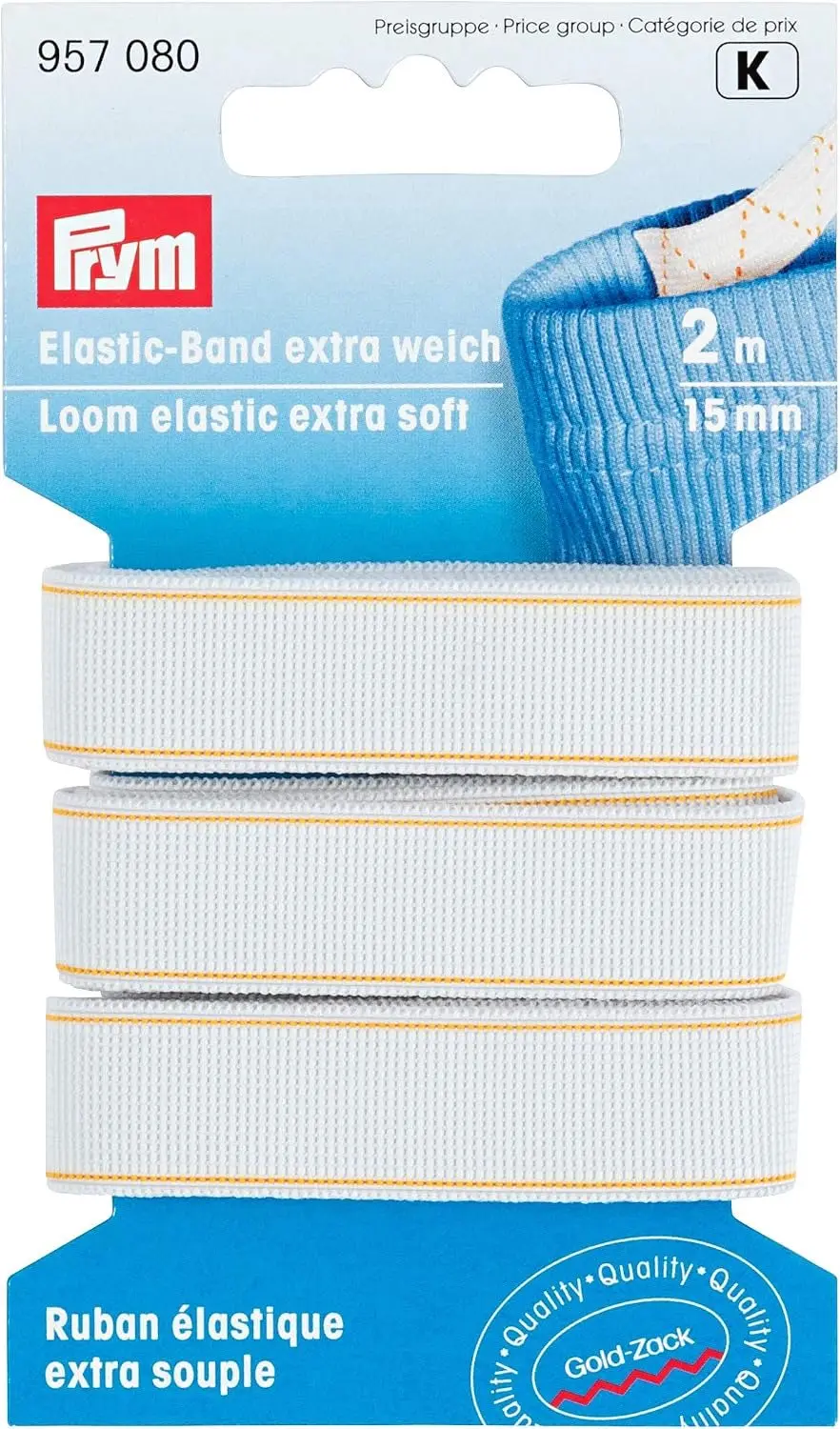 Zachte Elastische Band 15mm x 2m