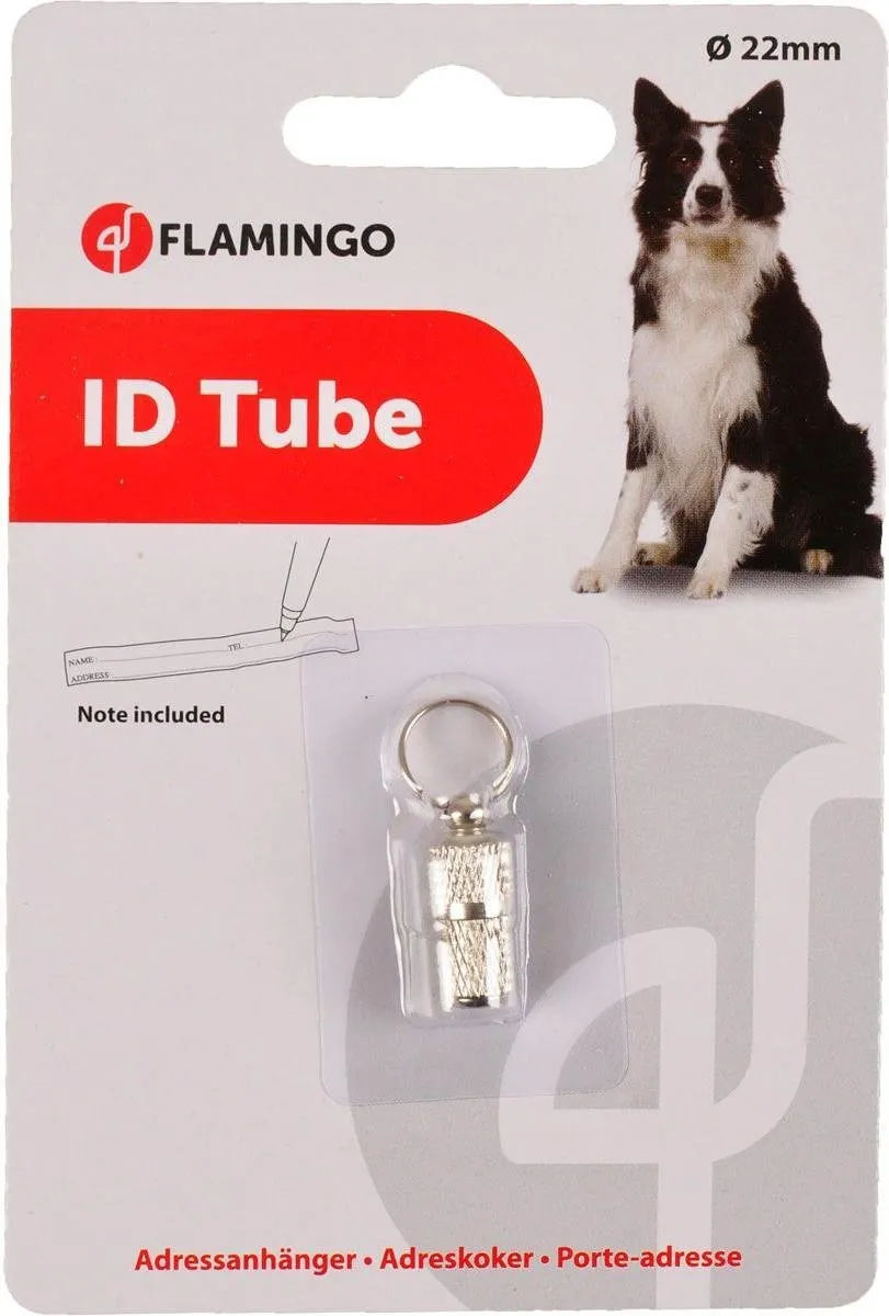 Flamingo Adreshouder - Zilver