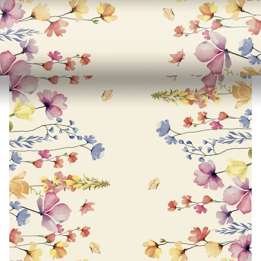 Duni BIO Dunicel 3-in-1 Floral Haven Tafelkleed 40x480cm