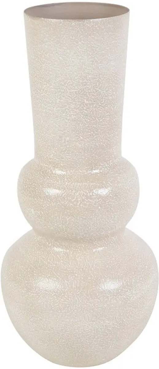 Countryfield vaas keramiek Corine L crème landelijke decoratie 35cm.