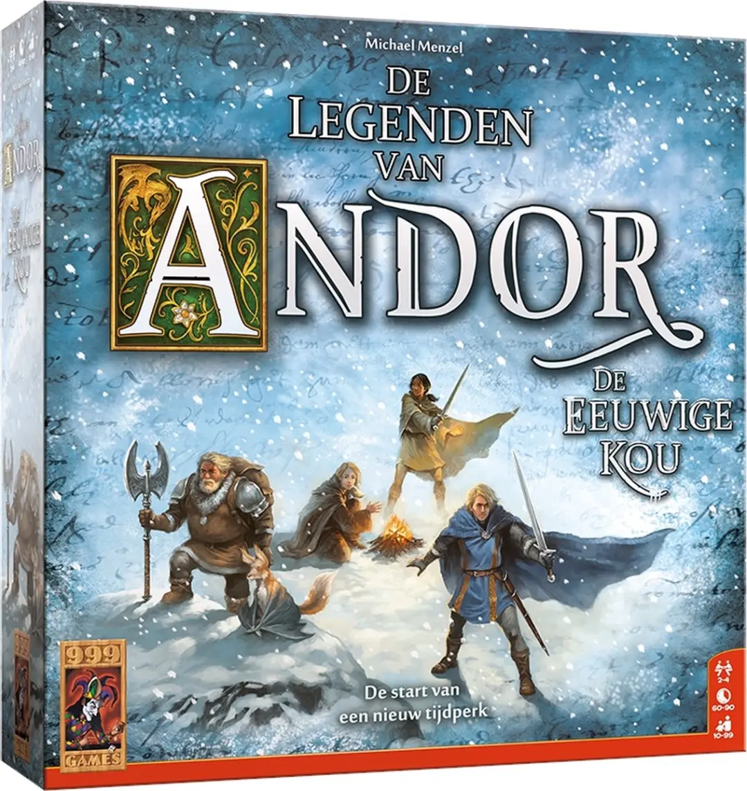 999 Games De Legenden van Andor: De Eeuwige Kou Bordspel