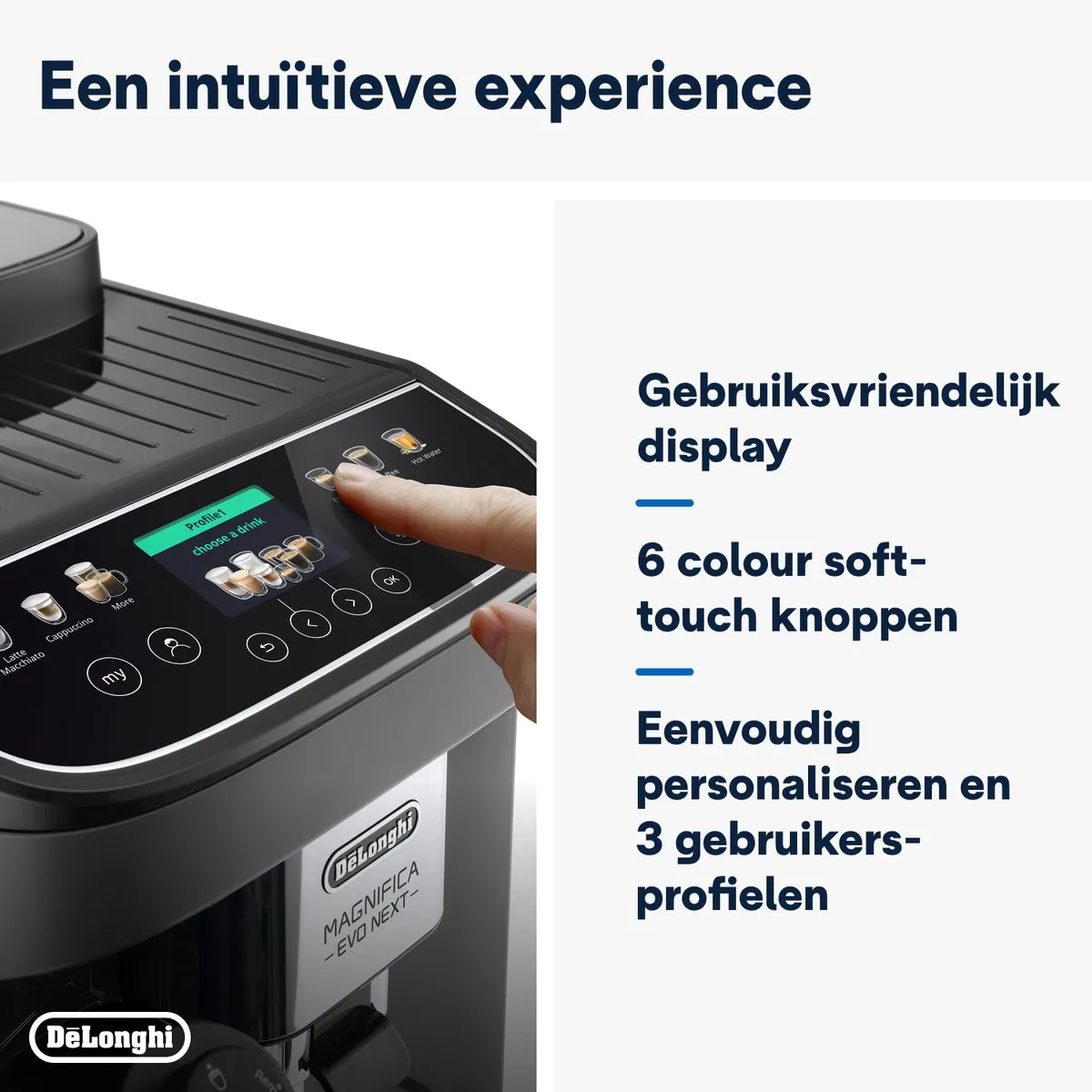 De'Longhi Magnifica Evo Next ECAM310.60.GB Espressomachine - Grijs