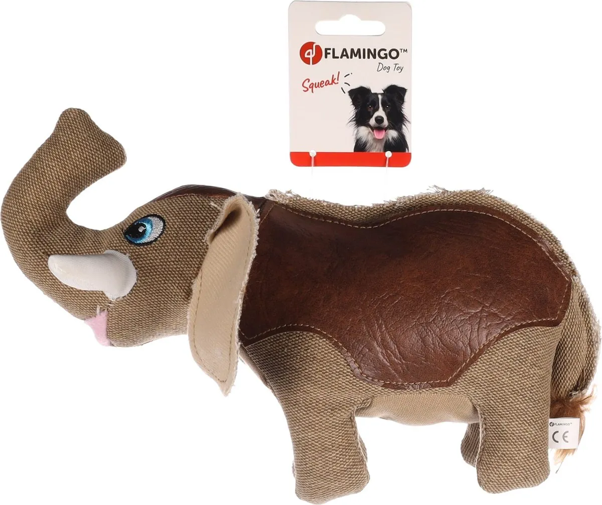 Flamingo Purza Hs Pu Olifant Bruin - 19x30x21cm