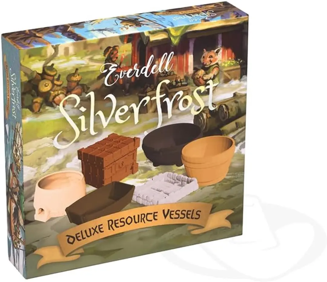 Asmodee Everdell Silverfrost Deluxe Resource Vessels bordspel accessoire.