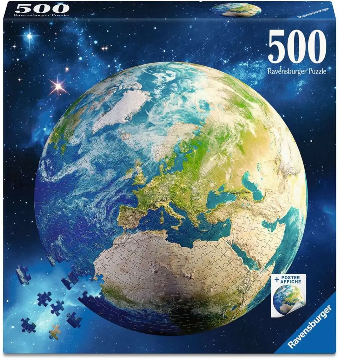 Ravensburger De Aarde Cirkelpuzzel 500 Stukjes