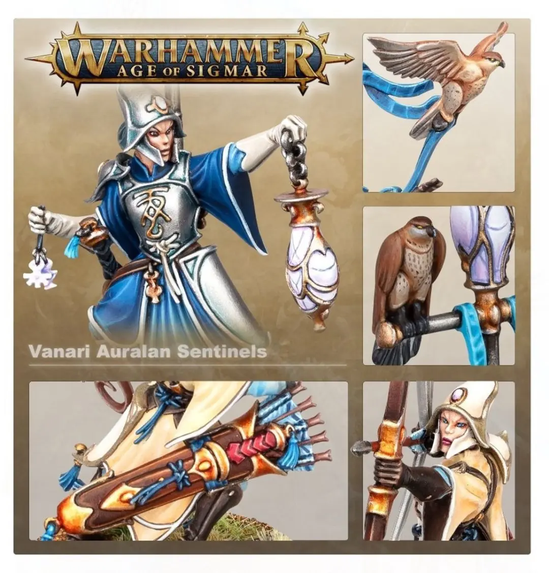 Warhammer Lumineth Vanari Auralan Sentinels 59-delig - afbeelding 6 van 6