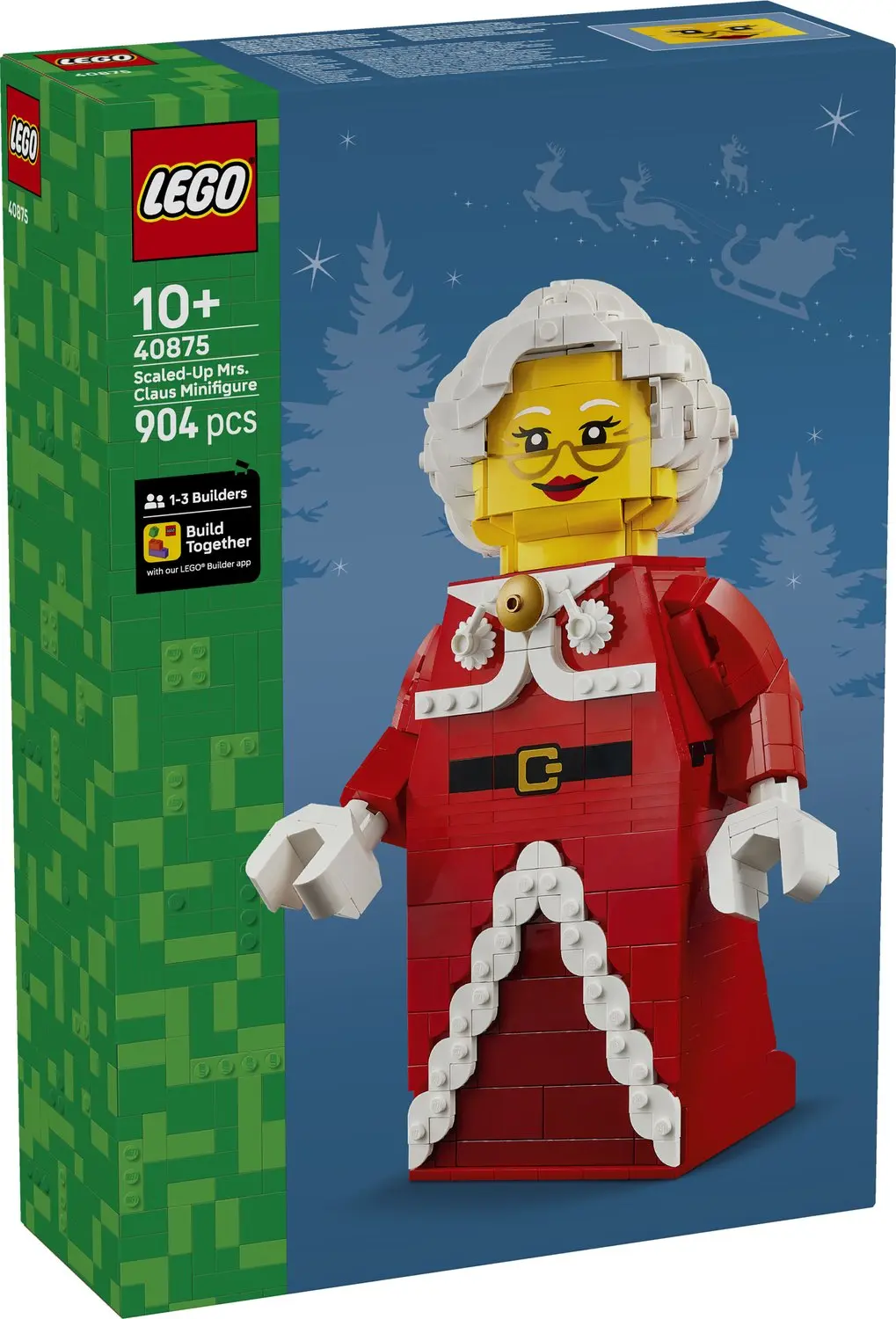 LEGO Grote Minifiguur Kerstvrouw 40875 - 904 Stukken - afbeelding 5 van 6
